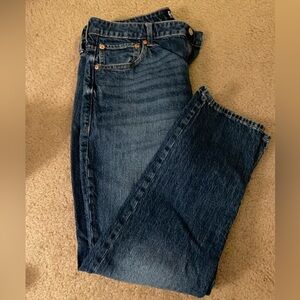 GAP Women's Dark Blue Straight Jeans